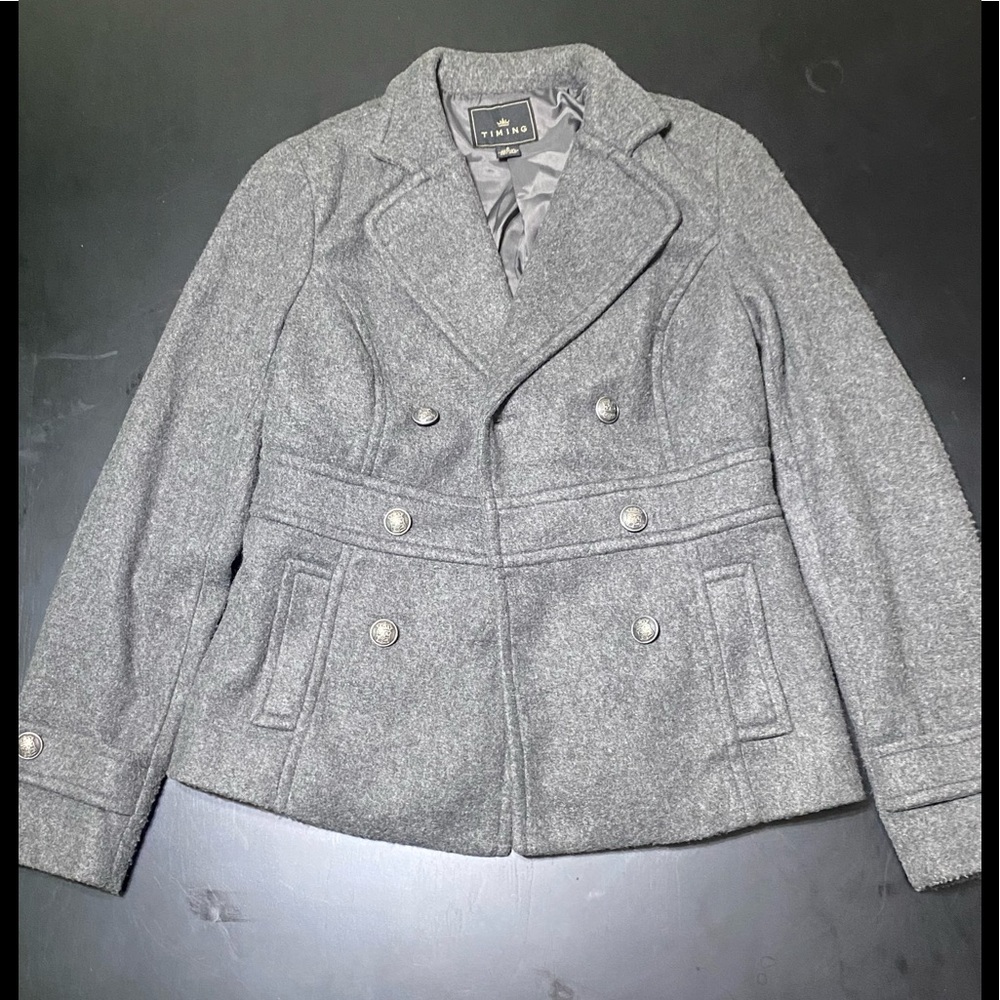 Soft Timing Gray Coat